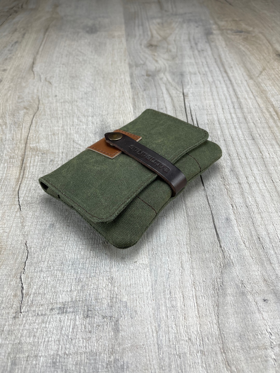 Waxed Canvas Tobacco Pouch, Tobacco Pouch, Smoking Accessories, Tobacco Case, Cover for Tobacco
