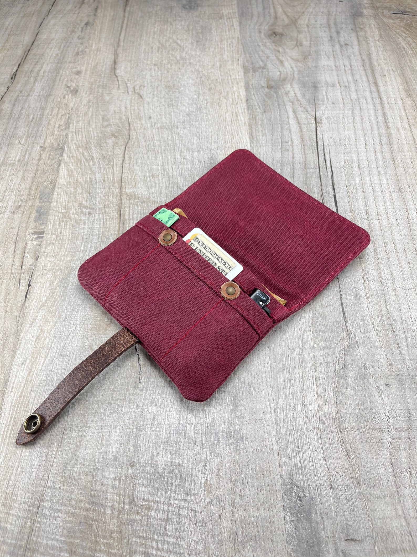 Waxed canvas tobacco bag smoking Accessories tobacco pouch Etsy