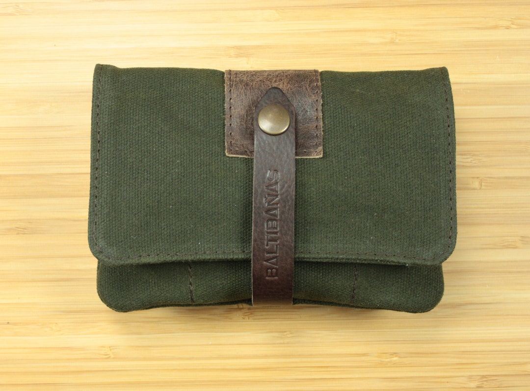 Waxed Canvas Tobacco Pouch, Tobacco Pouch, Smoking Accessories, Tobacco Case, Cover for Tobacco