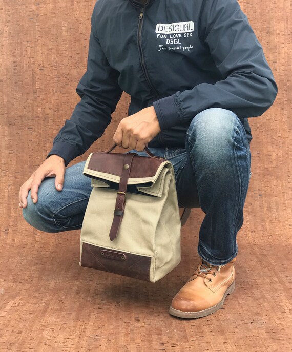 Bolso lonchera hombre shop