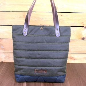 Gewaxt Canvas Tote tas, reistas, doek Tote, boodschappentas, tote tas met leer, handgemaakte gewaxt canvas tote, elke dag zak, markt tas