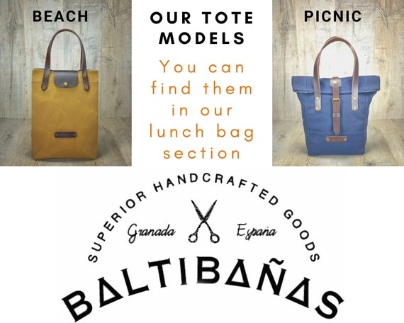 Bolsa de almuerzo acolchada, bolsa de almuerzo de diseño, bolsa de trabajo  de lona encerada -  España