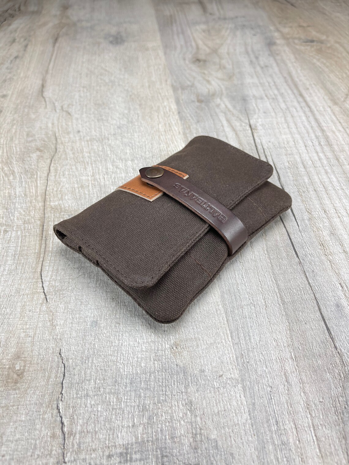 Waxed Canvas Tobacco Pouch Smoking Accessories Canvas Etsy