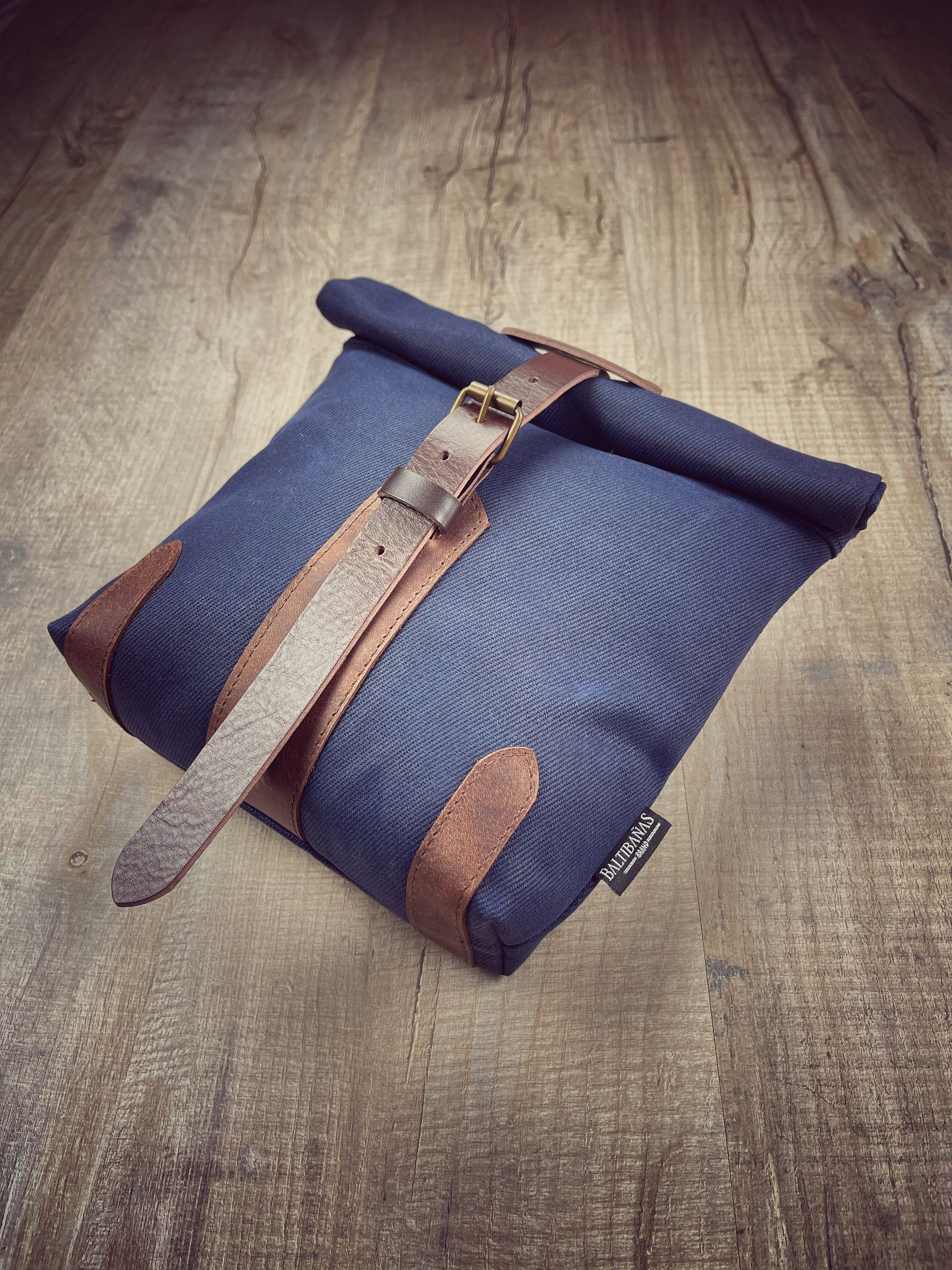 Small Waxed Canvas Saddlebag Waterproof Messenger Bag for Etsy