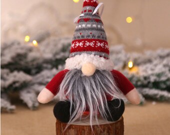 Adorable Gonk, Little Sweedish Gnome, Handmade Christmas Decoration. Christmas Gonk, Christmas Gnome. Christmas Decor, cute gift,