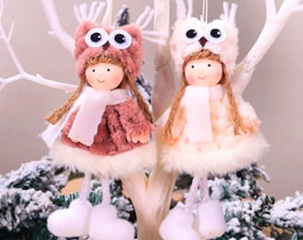 Adorable Fairys, Little Christmas Fairy, Handmade Christmas Decoration. Christmas Decor, cute gift, sweet handmade fairies