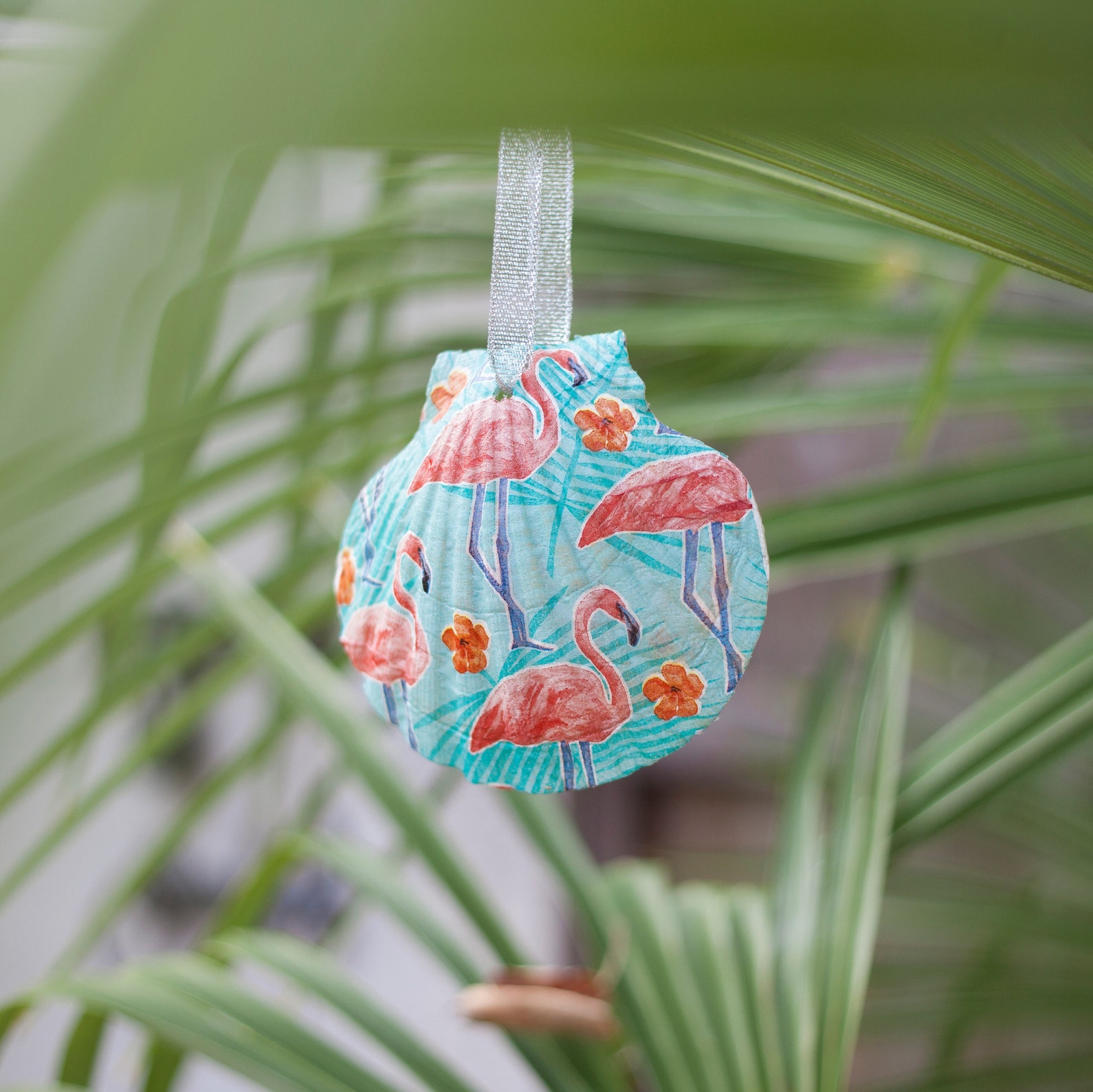 Hanging Mermaid Decoration on a Giant Scallop Shell by Netties Etsy