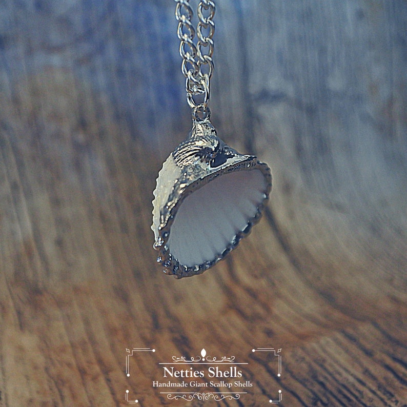 White Clam Shell Necklace xmas Sea shell Jewellery Sea Shell Necklace Beach Hippie Boho Jewellery Shell Jewellery Christmas Gift