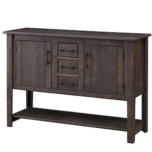 Kingston - Rustic Style - Amish Handcrafted Sideboard -  Free Delivery Within the USA