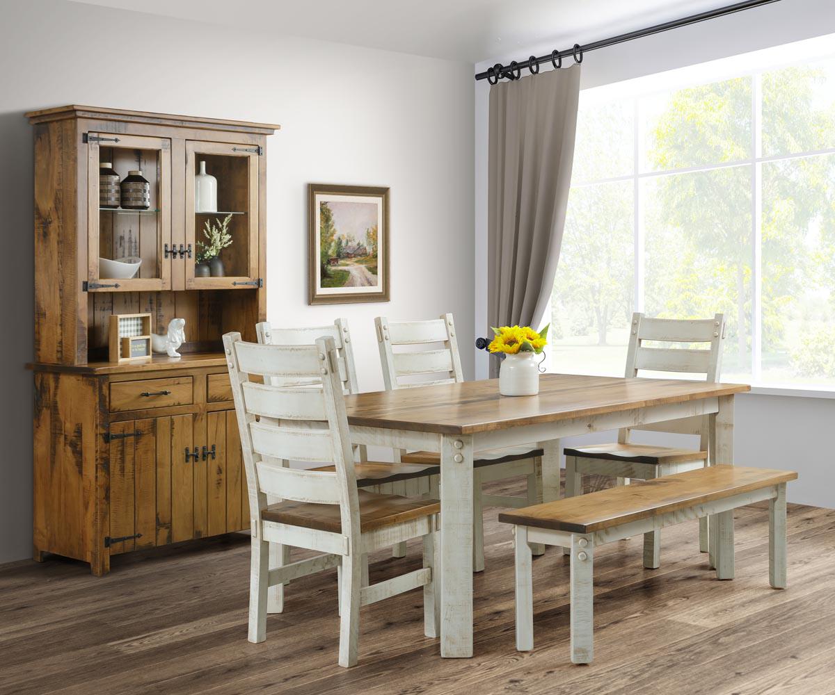 Hoosier - Reclaimed Barn Wood Dining Table - FREE SHIPPING - Etsy