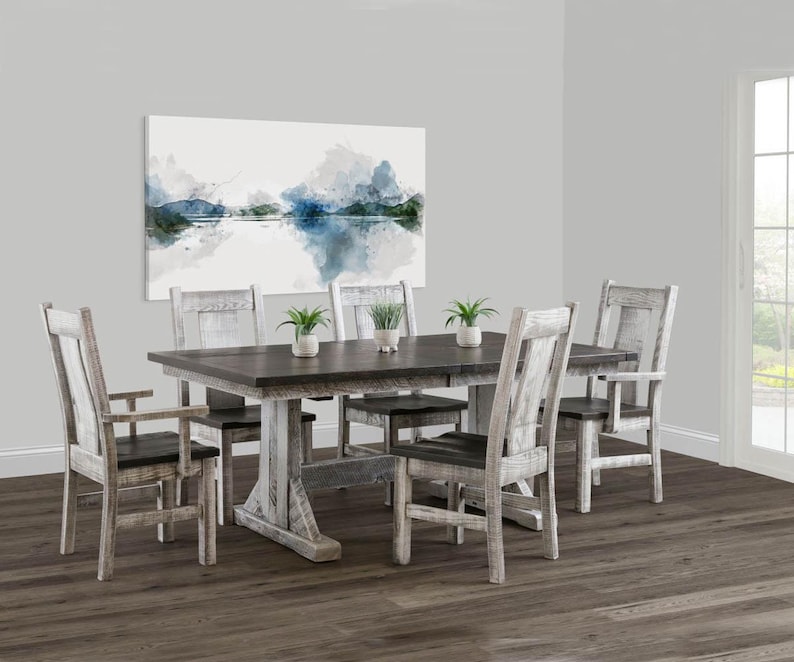 TheWoodReserveFL Silverton Dining Trestle Table - Thumbnail 2