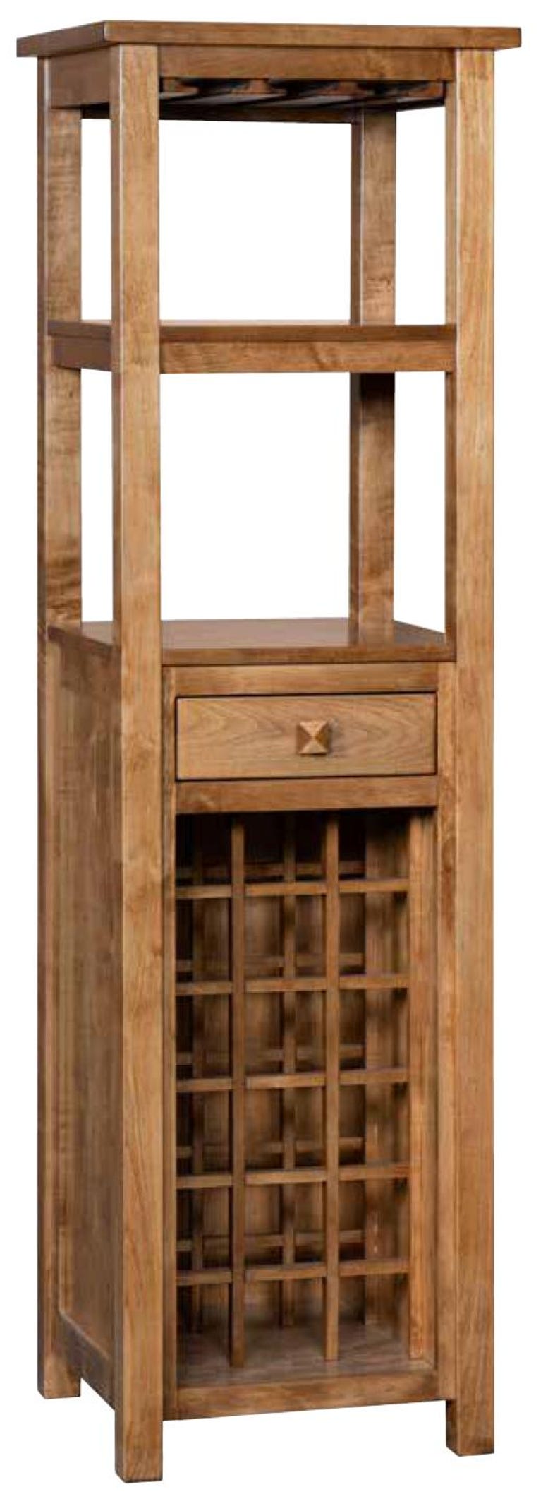 The Wood Reserve Madison Wine Tower Cabinet - Thumbnail 2