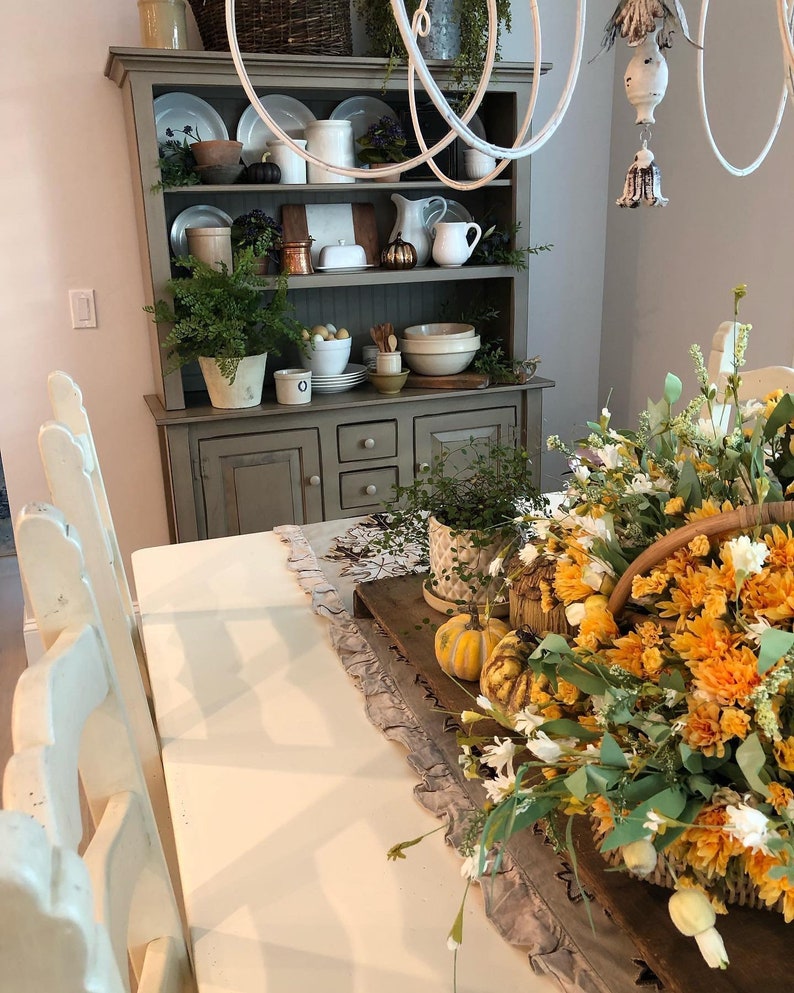 Kingston Amish Open Shelf Sideboard Hutch Free Delivery Etsy