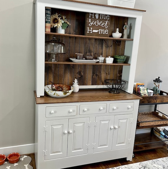 Farmhouse dining hutch deals