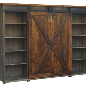 72- Reclaimed Barn Wood 3 Piece Entertainment - FREE SHIPPING