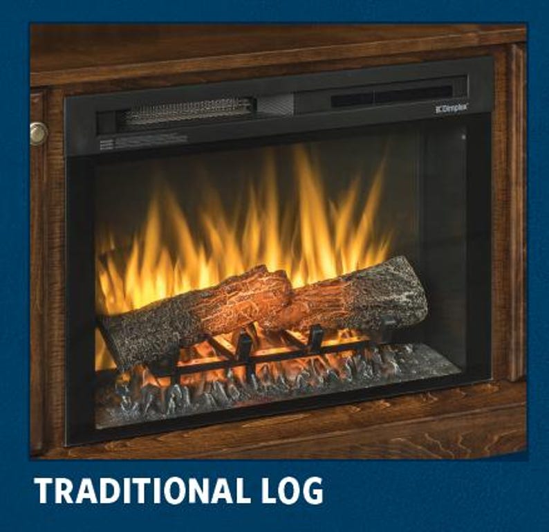 The Wood Reserve Shelburn Corner TV Cabinet With Electric Fireplace - Thumbnail 2