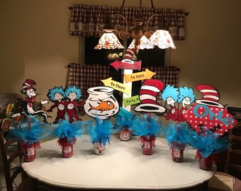 Dr Seuss Centerpiece Etsy