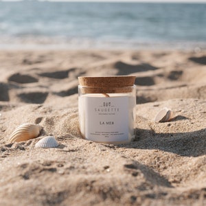 La Mer - Bougie artisanale parfumée à la cire de soja naturelle