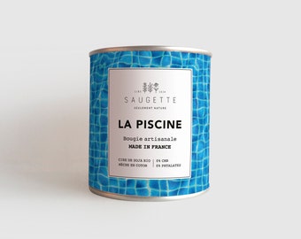 The pool - Craft candle scented with natural soy wax