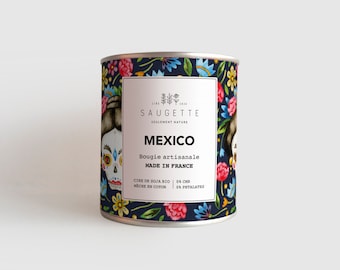 Mexico - Artisanal candle scented with natural soy wax