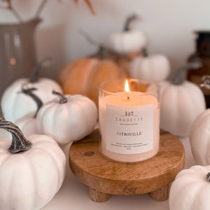 Pumpkin - Artisanal candle scented with natural soy wax