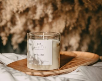 Autumn - Handmade scented candle made with natural soy wax