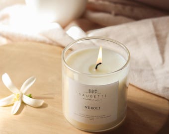 Neroli - Handmade scented candle made with natural soy wax