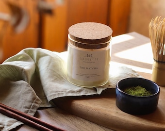 Matcha Tea - Handcrafted scented candle made with natural soy wax