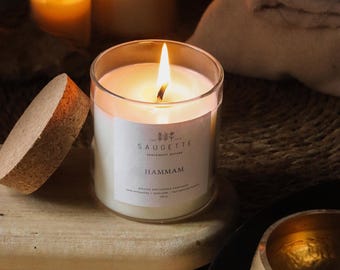 Hammam - Handcrafted scented candle made with natural soy wax
