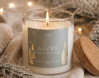 Frost - Handcrafted scented candle made with natural soy wax