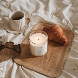 Croissant - Handmade candle scented with natural soy wax