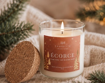 Bark - Handmade scented candle made with natural soy wax