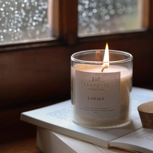 L&#39;orage - Bougie artisanale parfumée à la cire de soja naturelle