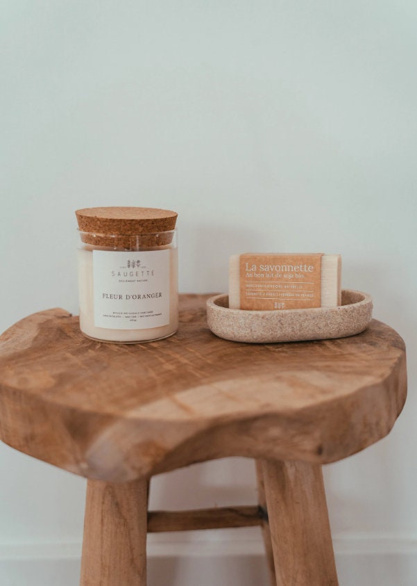 Wellness Ritual - 1 Scented Candle Of Your Choice & Organic Soy Milk Soap