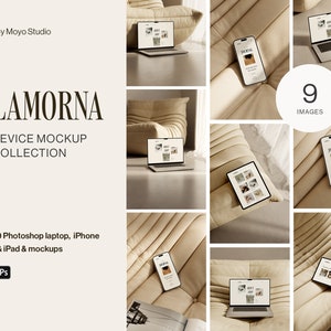 Photo Mockups, Mockups for Designers, iPhone Mockups, iPad Mockups, MacBook Laptop Mockups, Device Mockups, Website, Branding, Custom Color