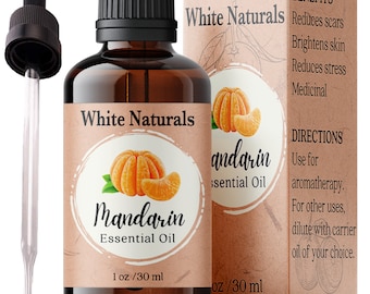 Mandarin Essential Oil, Aromatherapy Oils for Diffuser, 100% Natural, Therapeutic Grade Oil, Healthy Skin and Scalp, Exotic & Citrusy Aroma