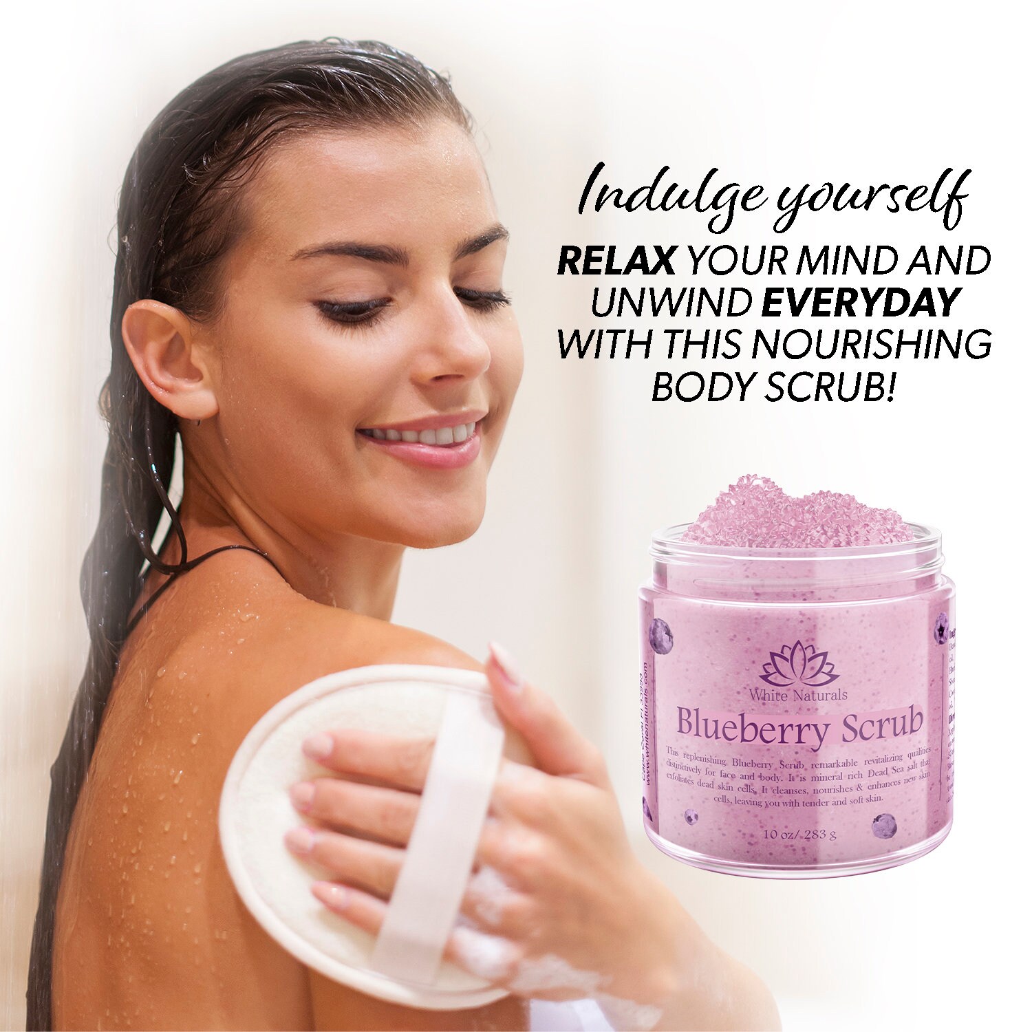 Organic Blueberry Scrub Natural Body Exfoliant for Soft & Etsy