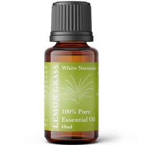 Lemongrass Essential Oil, 100%  Pure and Natural Undiluted Premium Therapeutic Grade Oil for Diffuser, Aromatherapy, Skin, Face & Hair 10ml
