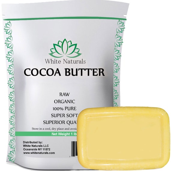 Raw Cocoa Butter Bulk 5 Lb Unrefined Grade A Pure Organic Etsy