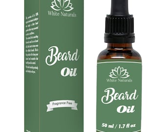 Aceite orgánico para barba: suaviza y acondiciona, para una barba sana.