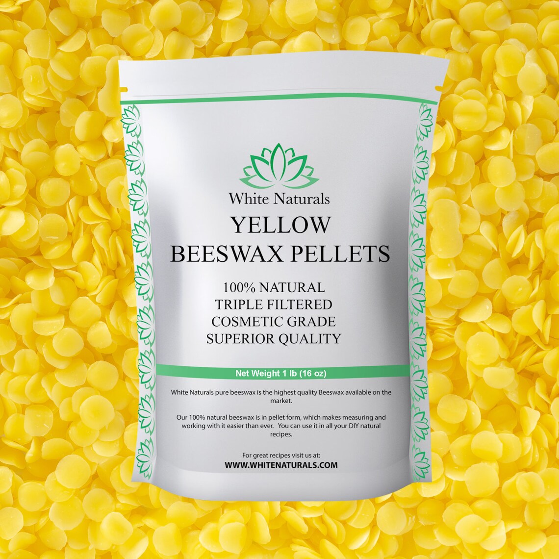 Bulk Organic Yellow Beeswax Pellets 22 lb Pure Natural Etsy