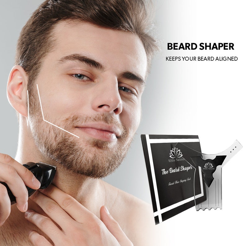 Beard Shaping Tool Guide Great Styling Template for Perfect Etsy