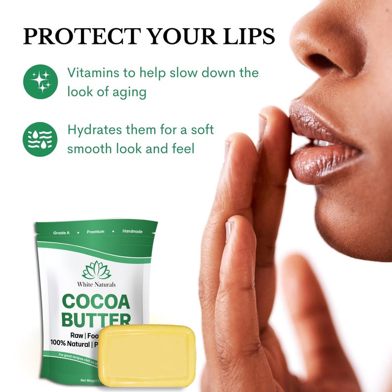 Raw Cocoa Butter Bulk 5 Lb Unrefined Grade A Pure Organic Etsy