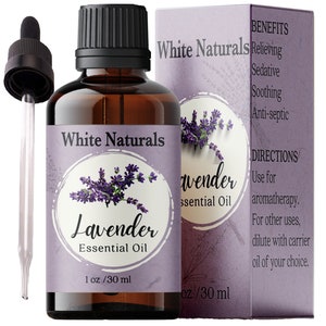 Organic Lavender Essential Oil, 100%  Pure and Natural Undiluted Premium Therapeutic Grade Oil for Diffuser, Aromatherapy, Skin, Face & Hair