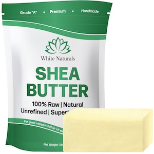 African Shea Butter 1 lb ,Unrefined, Organic, Raw, Natural, Perfect Skin Moisturizer, Diy Lip Balms Stretch Marks Eczema Acne