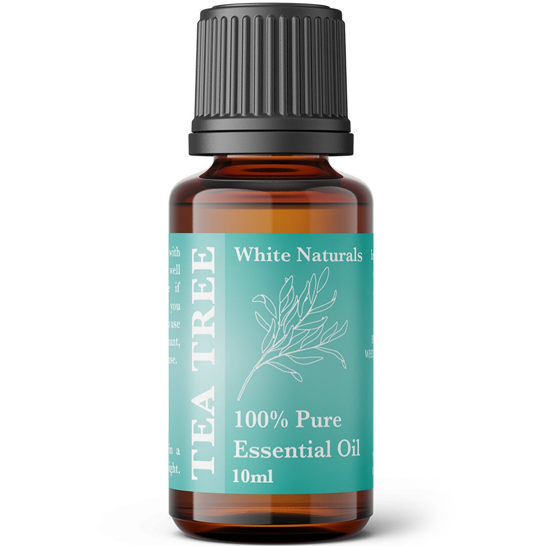 Organic Tea Tree Essential Oil, 100% Natural Oil for Hair & Skin Care With Pleasant Floral Scent, Practical+Versatile, Aromatic Diffuser Oil