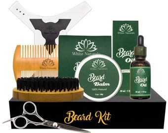 Beard Kit, Beard Kit For Men Care, Perfect Gift Husband, Man For Valentine, Beard Care Kit, Men's Grooming Kit, Beard Kit Box Men's Gift Set
