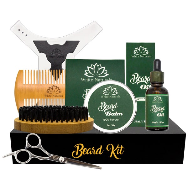 Beard Kit, Beard Kit For Men Care, Perfect Gift Husband, Man For Valentine, Beard Care Kit, Men's Grooming Kit, Beard Kit Box Men's Gift Set