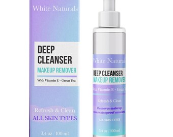 Natural Makeup Remover, Gentle Cleanser, Hydrating, 3.4 oz