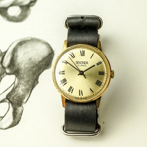 Vintage watch,&quot; Sekonda &#39;&#39;, very rare watch, Mens watch, gift for him, vintage wristwatch